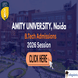 Amity University B.Tech Admissions 2026-27 Open; Register Now @amity.edu